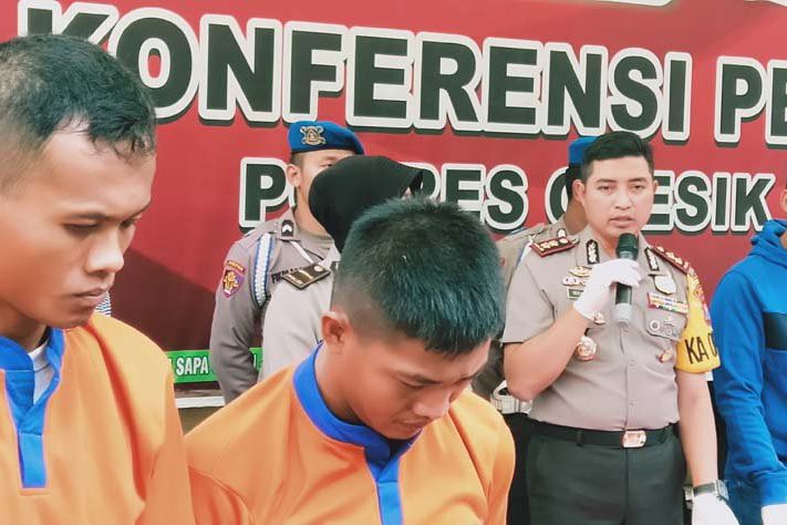 Residivis Curanmor Bertangan Buntung Dibekuk Polres Gresik
