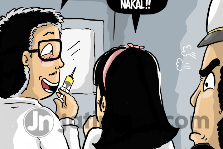 Pistol dan Suntik Bisa Membuat Panik