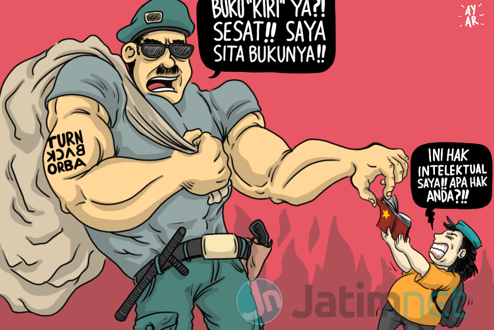 Buruk Sejarah, Buku Disita