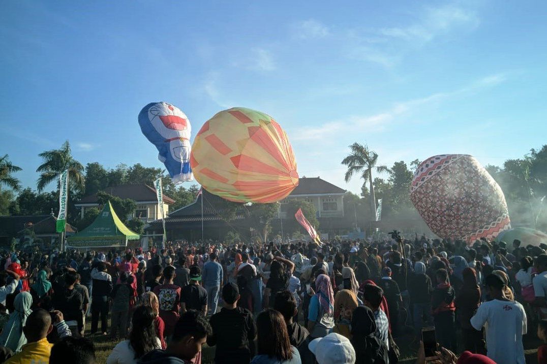 Serunya Festival Balon Udara Di Ponorogo