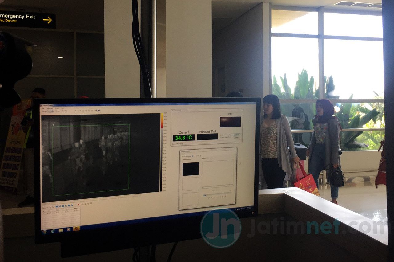 KKP Kelas I Surabaya Tingkatkan Kewaspadaan Corona Virus di Bandara Juanda