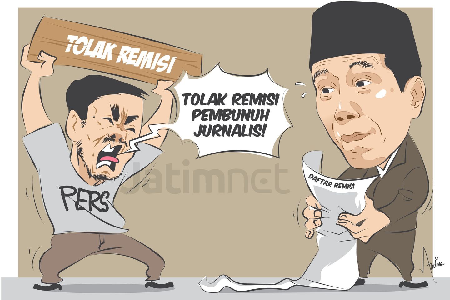 Remisi Pembunuh Jurnalis, Jokowi Akan Digelari Musuh Kebebasan Pers