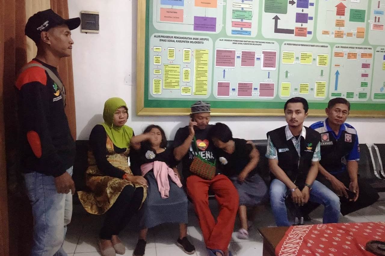 Dinsos Mojokerto Terima Satu Keluarga Pengungsi dari Wamena
