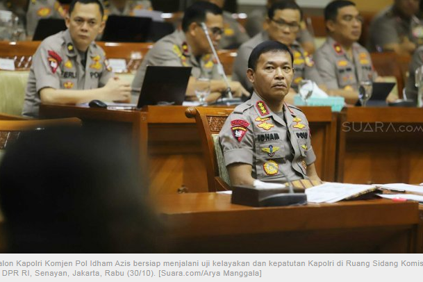 Calon Kapolri Baru, Idham Aziz Janjikan Pengusutan Kasus Novel Baswedan