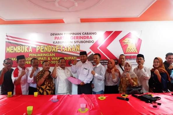 Dua Orang Mendaftar Konvensi Cabup-Cawabup Partai Gerindra Situbondo
