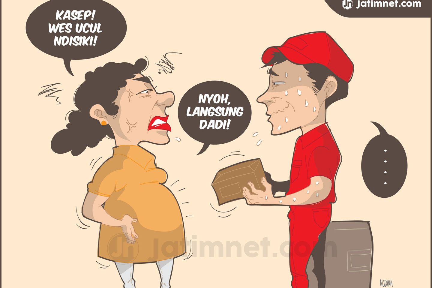 Perempuan Hamil Gugat Kurir Karena Telat Antar Kondom
