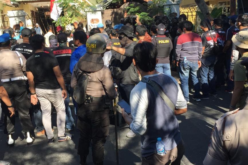 Polisi Amankan Belasan Mahasiswa Papua