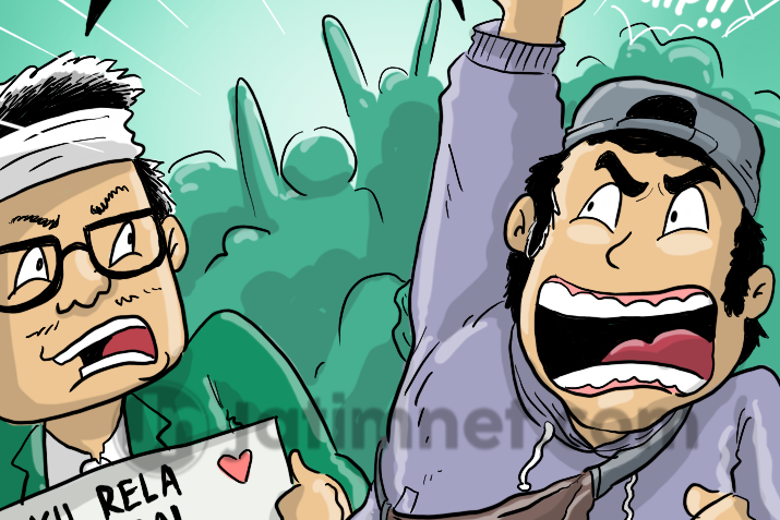 Siswa Dalam Demonstrasi Mahasiswa