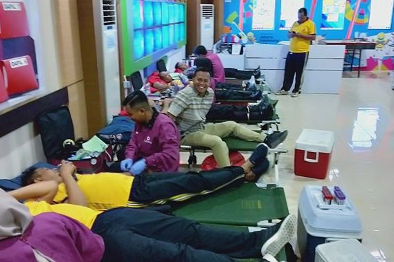 Donor Darah di Polres Gresik Didominasi Polisi, TNI, Satpol, dan Dishub