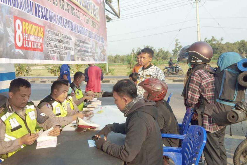 Jumlah Pelanggar di Mojokerto Menurun    
