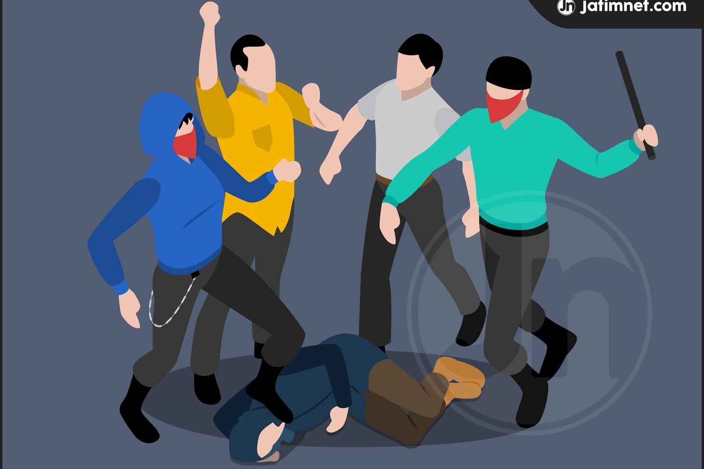 Polrestabes Surabaya Tahan 17 Remaja yang Terlibat Tawuran Antar Geng