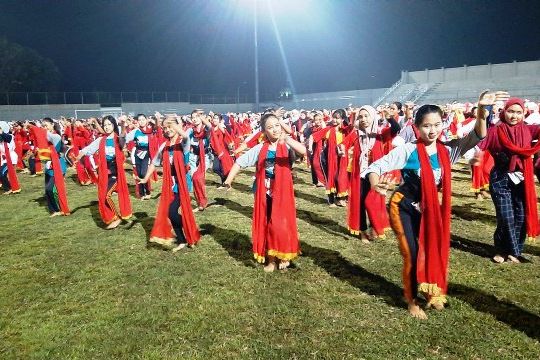 Mengintip Keseruan Persiapan Festival Gandrung Sewu 2019