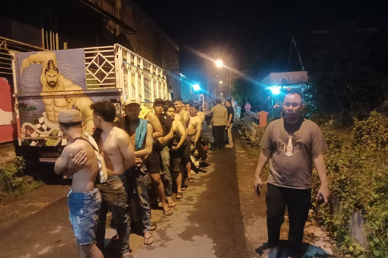 Akan Balap Liar di Mojokerto, Sejumlah Pemuda dari Beberapa Kota Diamankan di Trowulan