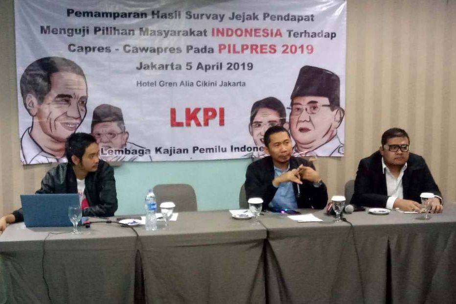 Survei LKPI, Suara Joko Widodo-Ma’ruf Amin Merosot