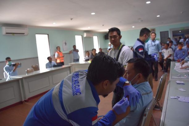 Dua Ribu Pegawai Pelindo III Dapat Vaksin Gratis