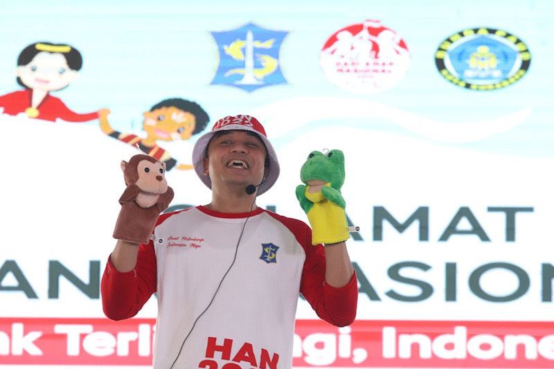 Dongeng Surabaya Bersama “Monca” di Hari Anak Nasional