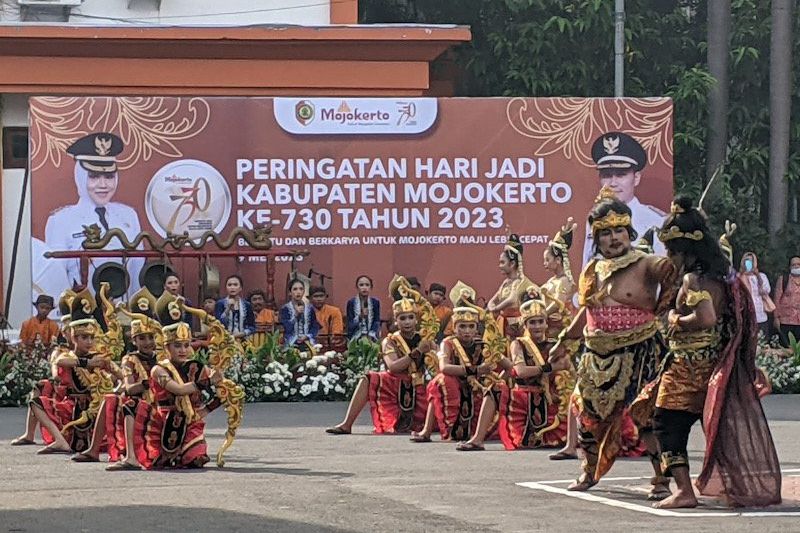 Puncak Hari Jadi Kabupaten Mojokerto ke 703, Perayaan Dibalut Keharmonian Khas Majapahit
