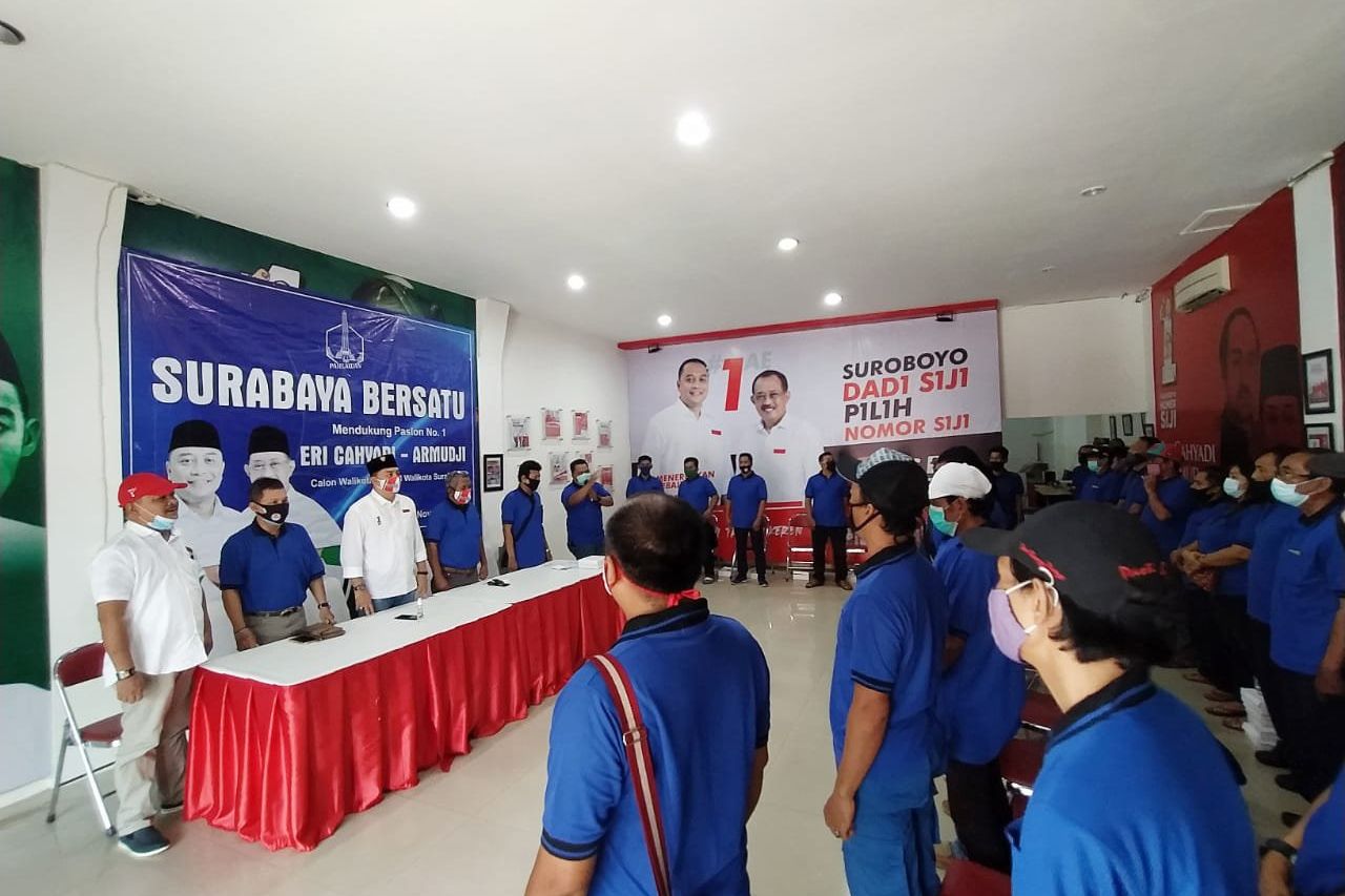 Bedol Desa, Pengurus dan Kader NasDem Surabaya Kini Dukung Eri Cahyadi