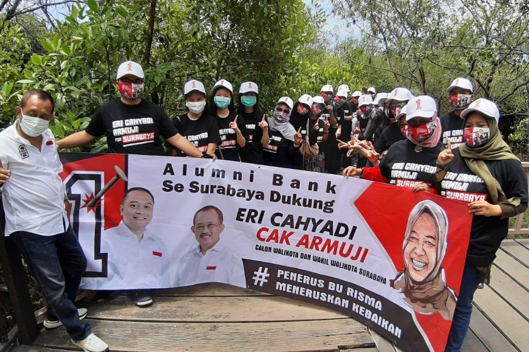 Alumnus Bank se-Surabaya Deklarasikan Dukung Eri-Armuji