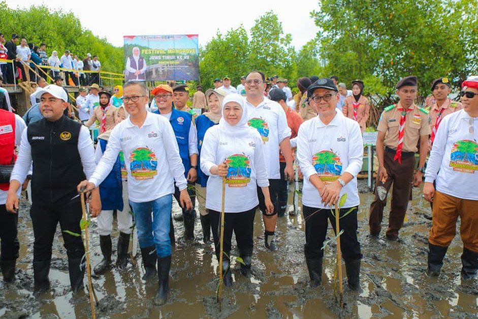 Jawa Timur Perkuat Sabuk Hijau Pesisir, Abrasi di Lamongan-Tuban Jadi Sorotan