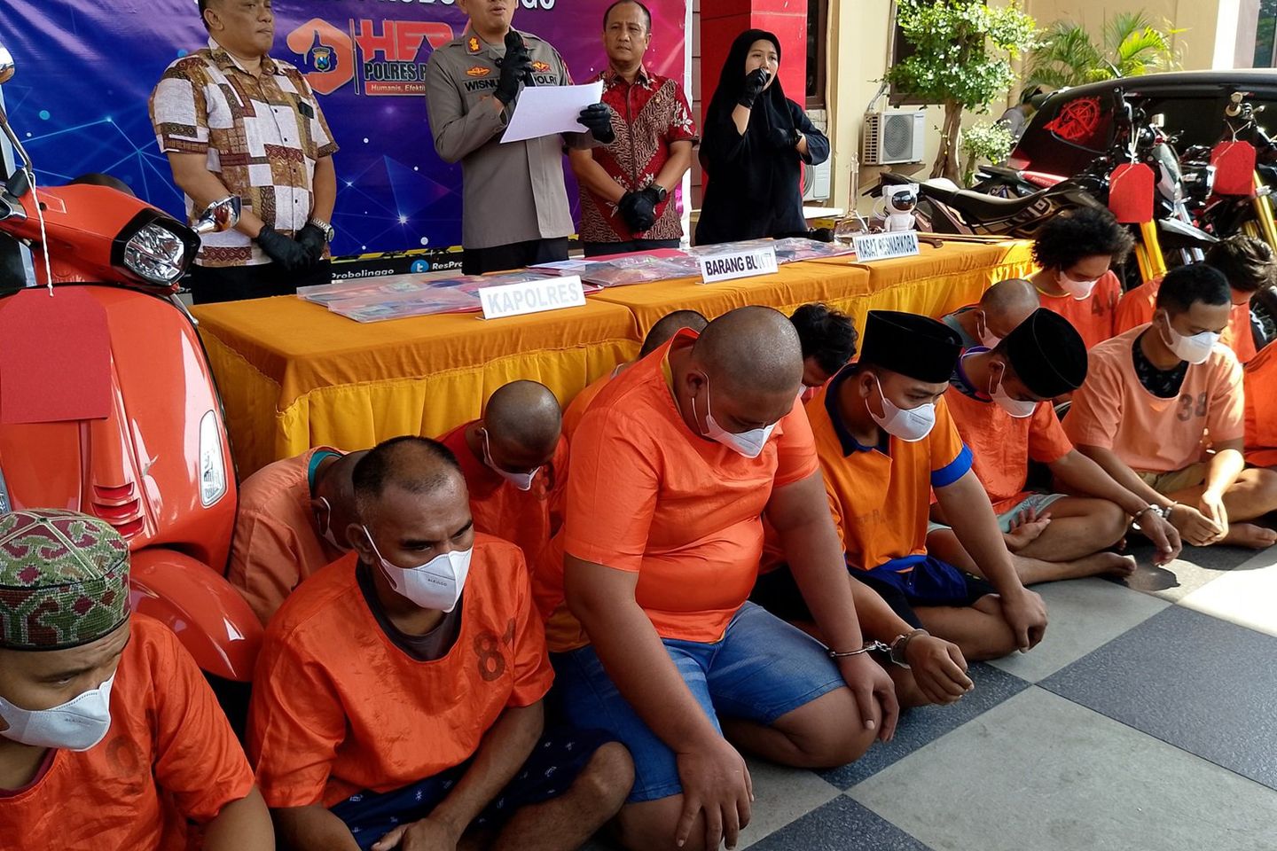 Omzet Miliaran, Polres Probolinggo Bongkar Komplotan Pengedar Sabu