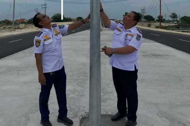 Dishub Lamongan Pantau Kelayakan Sarpras JLU