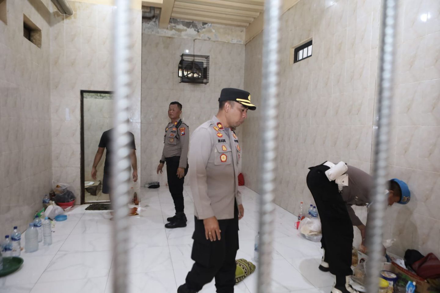 Setelah Lebaran, Polres Lamongan Cek Jumlah dan Kondisi Ruang Tahanan