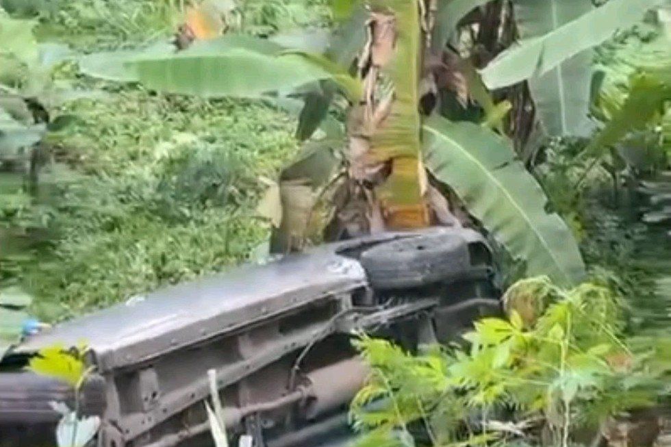Minibus Pengangkut Wisatawan asal Cina Terjun ke Jurang di Jalur Bromo