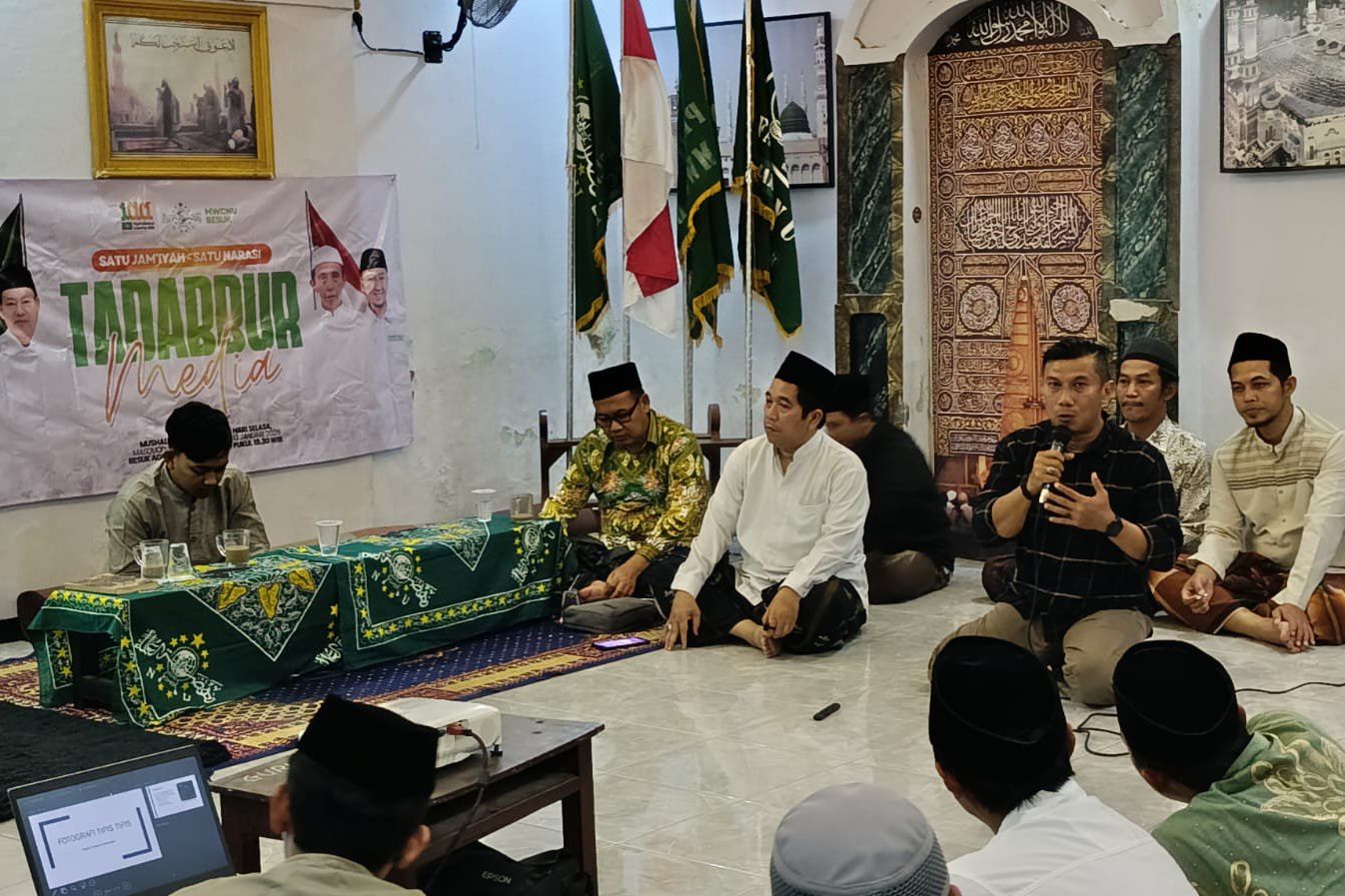 Lawan Konten Negatif, MWC NU Besuk Probolinggo Gelar Tadabbur Media