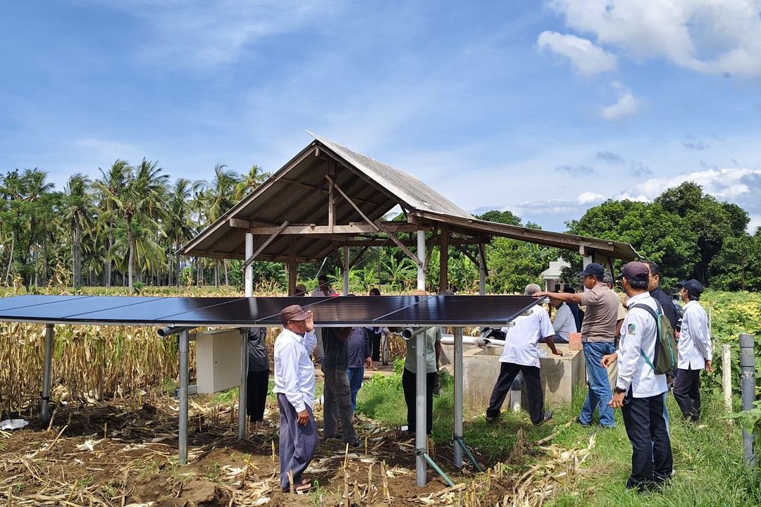 Perkuat Ketahanan Pangan, Banyuwangi Uji Coba Pompa Air Tenaga Surya