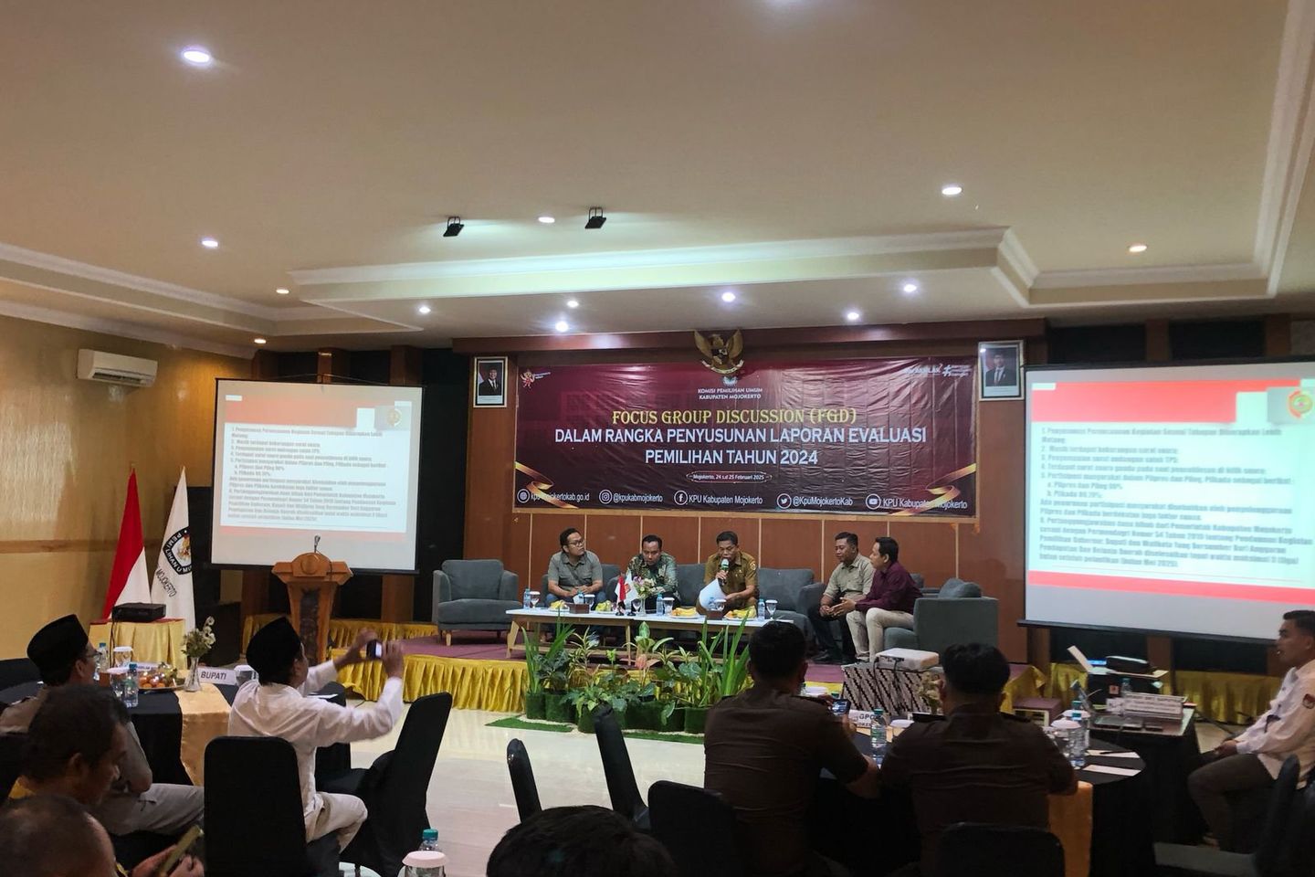 KPU Mojokerto Gelar Evaluasi Pemilu 2024, Soal Data Kependudukan Jadi Sorotan
