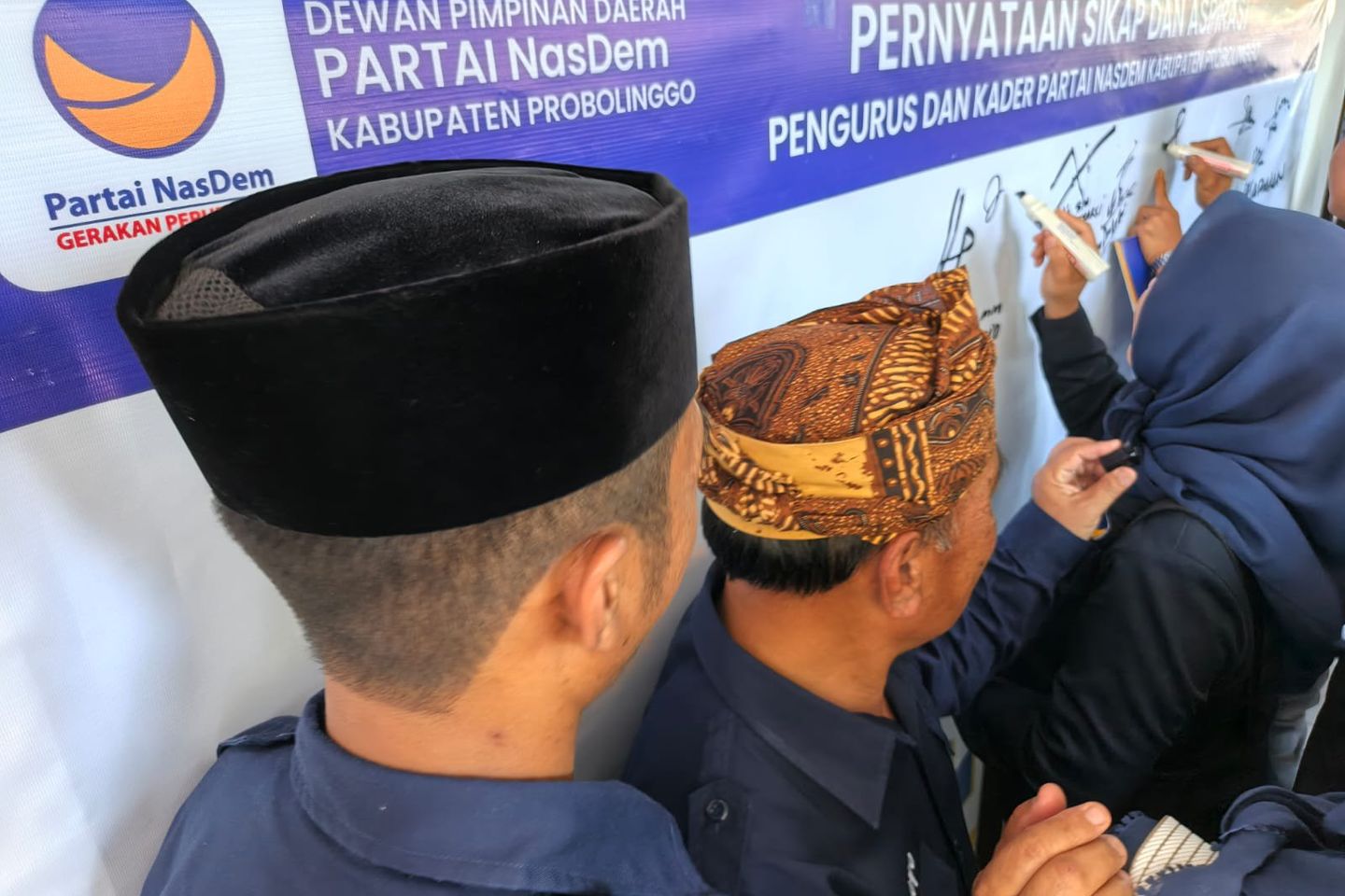 NasDem Probolinggo Gelar Aksi Damai di Tengah Isu Merger dengan Gerindra