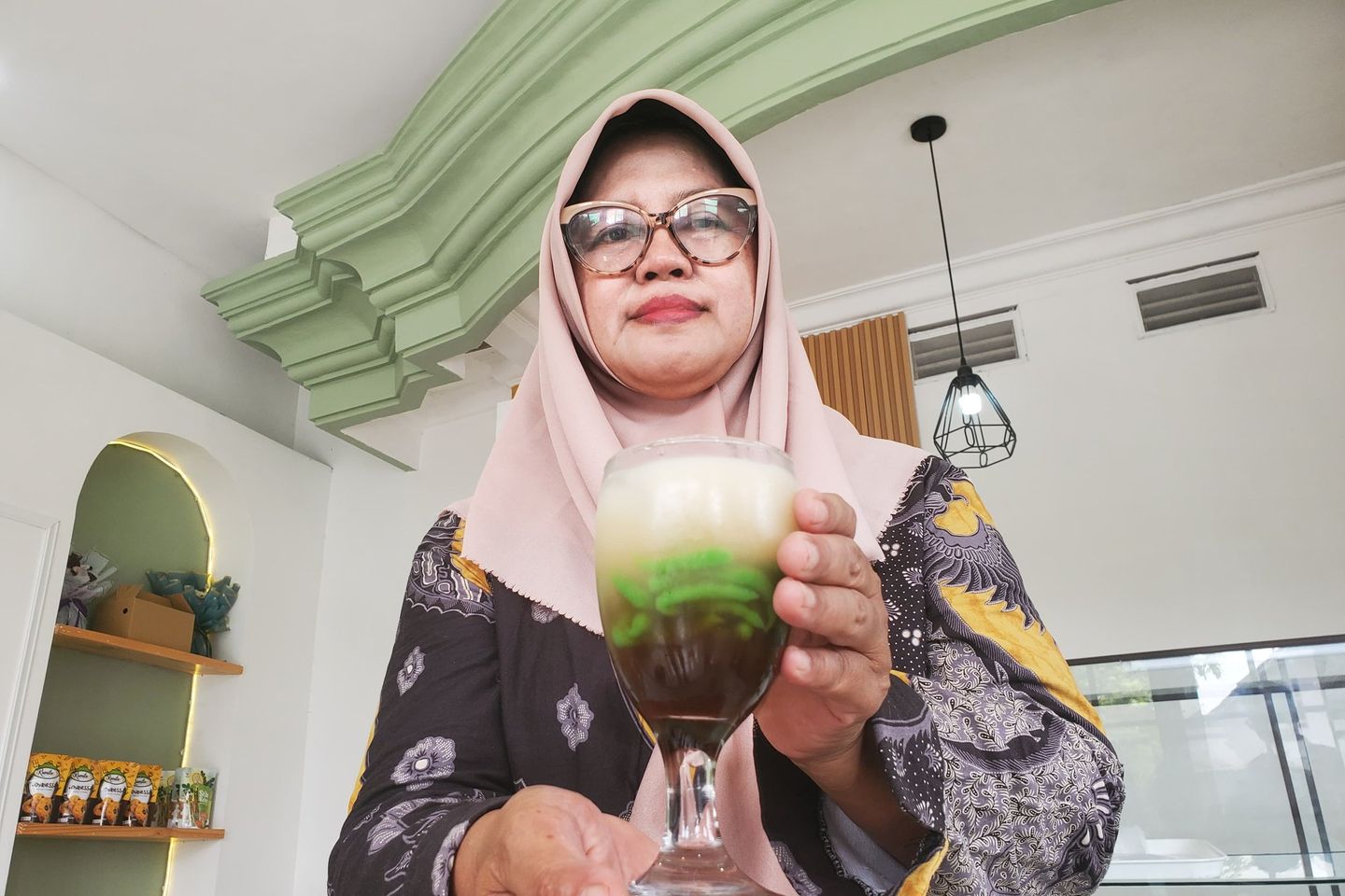 Sensasi Dawet dari Daun Kelor Kreasi Ibu-Ibu PKK Pulorejo Mojokerto