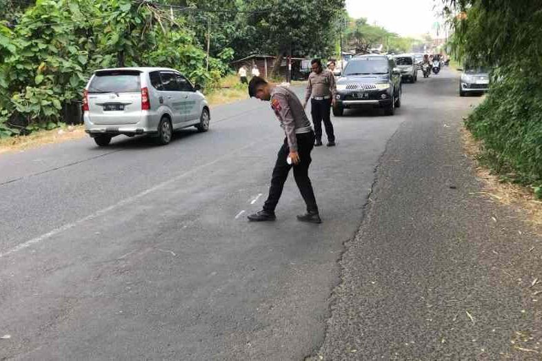 Lakalantas Motor Vs Motor di Jalur Mojosari–Trawas, Lima Korban Terluka