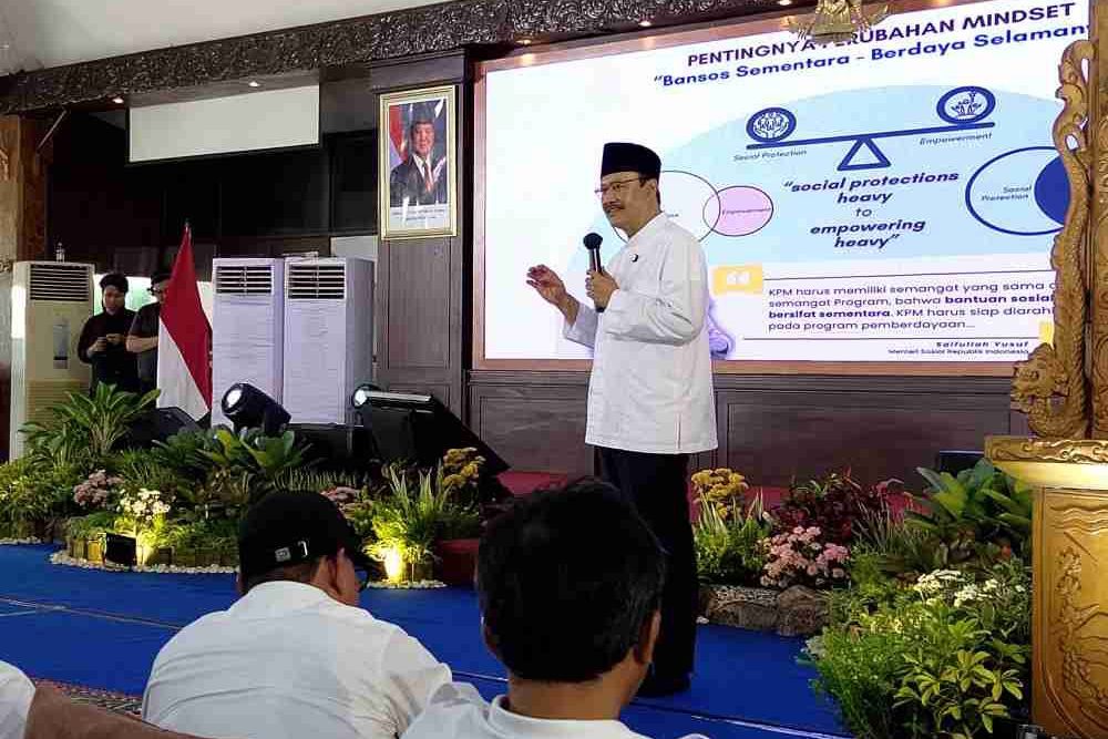 Mensos Gus Ipul Berkomitmen Turunkan Angka Kemiskinan di Kabupaten Probolinggo