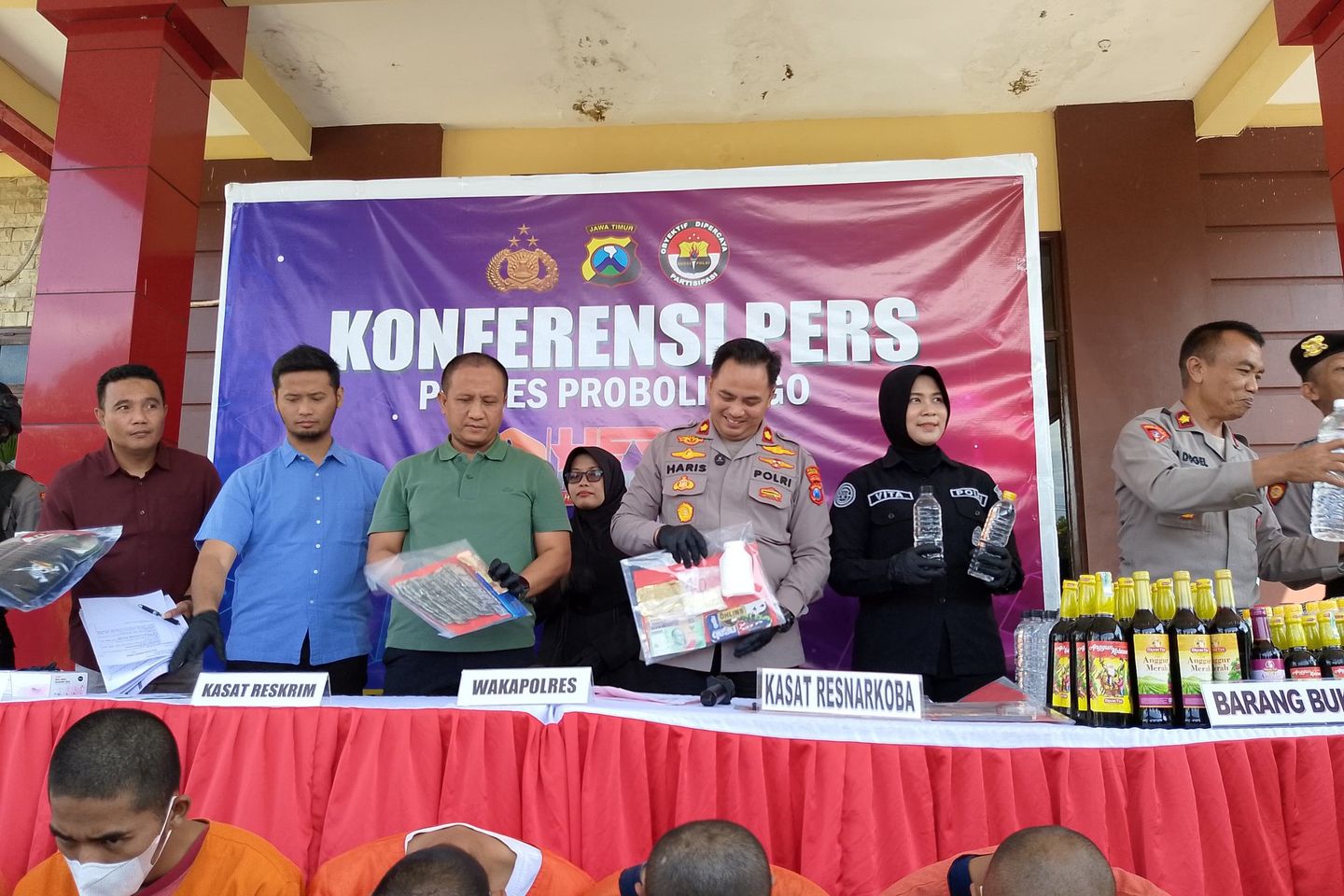 Polres Probolinggo Tindak Belasan Tersangka Kasus Narkoba dan Penyalahgunaan Obat Keras Berbahaya