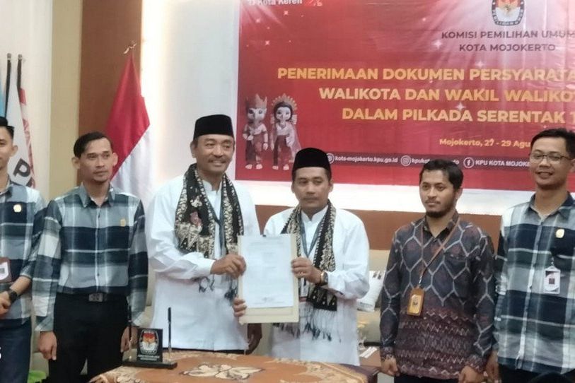 Pilkada Kota Mojokerto, Kandidat PKB Lawan Mantan Petahana Koalisi 16 Parpol