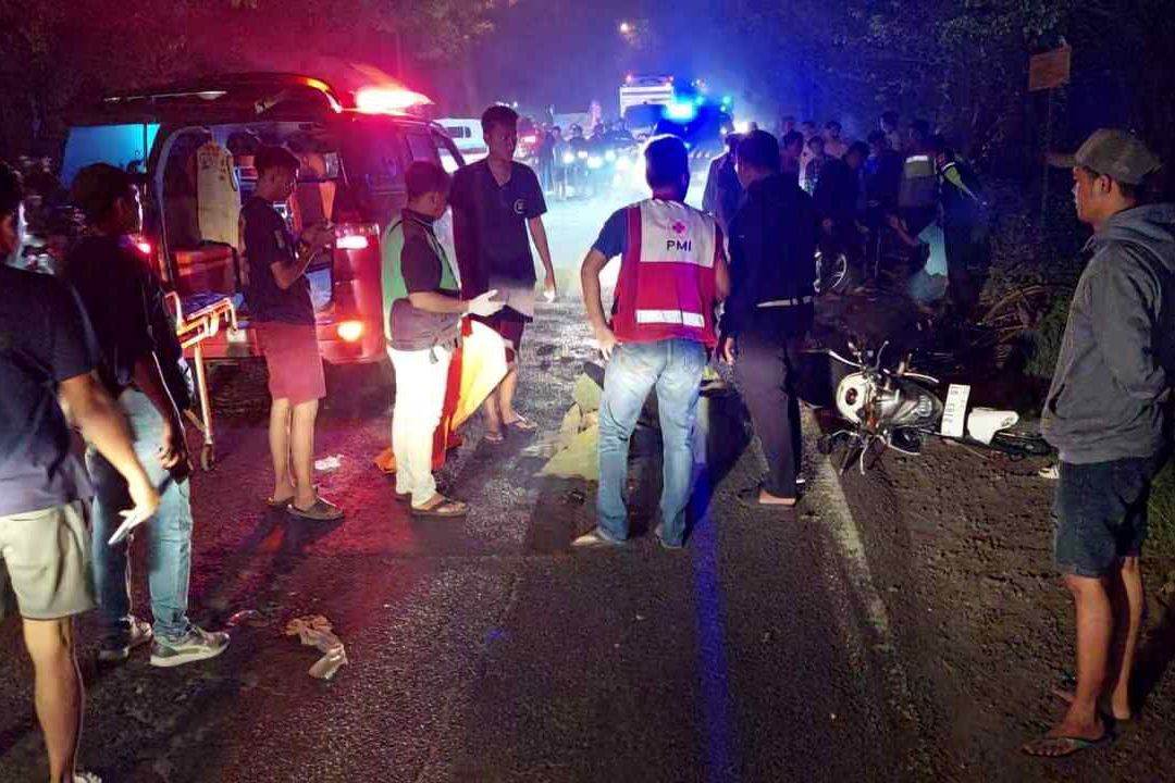 Seorang Pemuda Meregang Nyawa di Jalan Raya Mojosari-Mojokerto