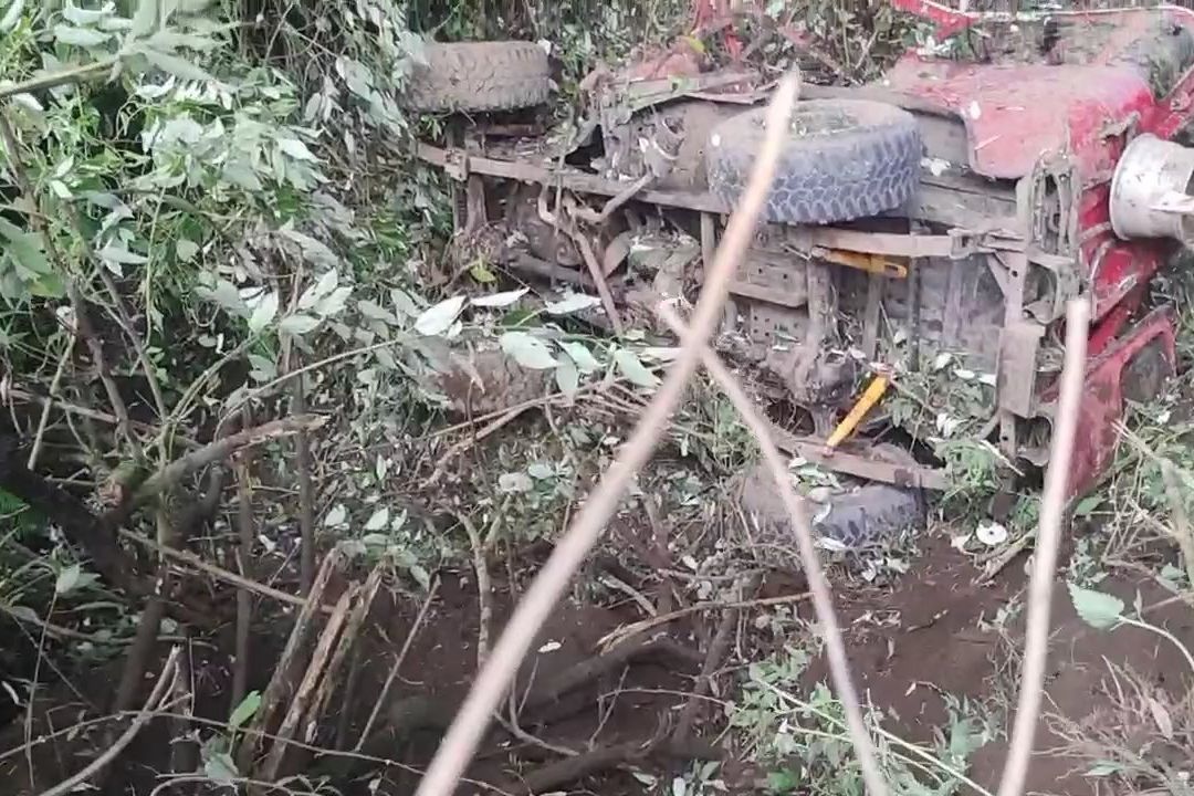 Jeep Ditumpangi Wisatawan asal China Terjun ke Jurang di Jalur Bromo