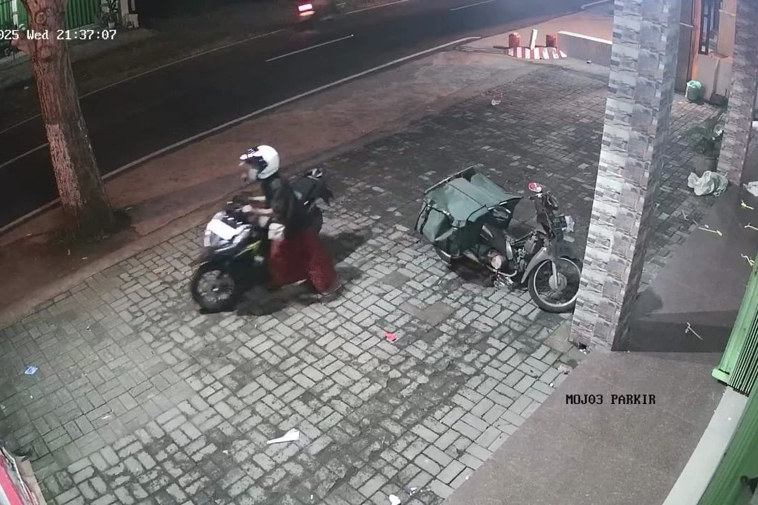 Motor Milik Pekerja Jasa Ekspedisi di Mojokerto Raib Digondol Maling