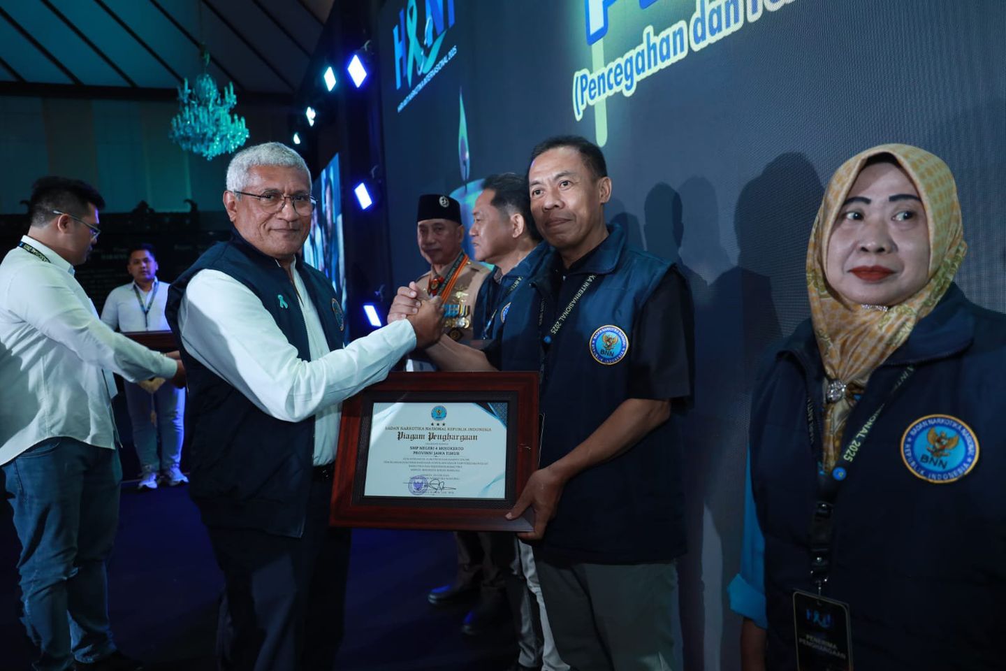 Kota Mojokerto Raih Dua Penghargaan dari BNN RI di Peringatan HANI 2025