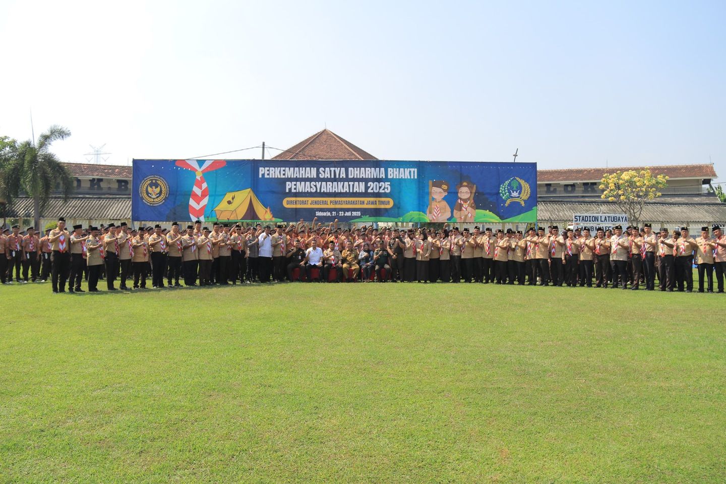 38 UPT Pemasyarakatan se-Jatim Ikuti Perkemahan Satya Dharma Bhakti Pemasyarakatan 2025