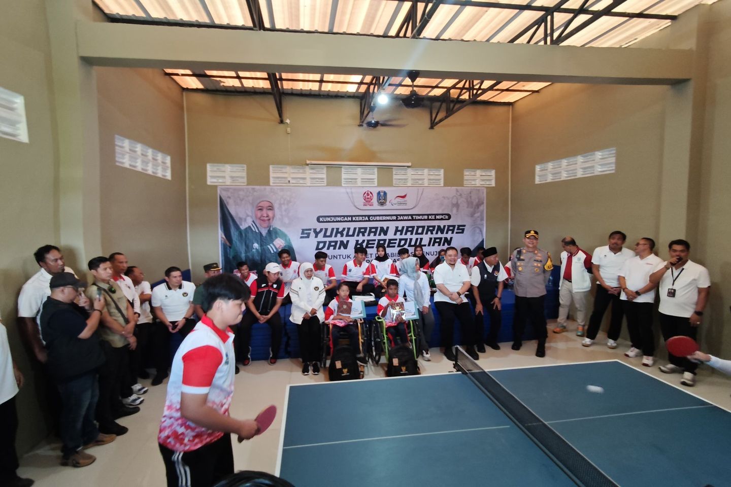 Kunjungi Markas NPCI Jatim, Khofifah Tegaskan Kesetaraan Reward bagi Atlet Disabilitas