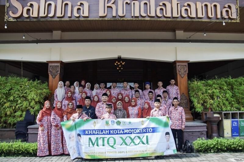 Kafilah MTQ Jatim ke-31 asal Kota Mojokerto Dilepas, Ini Pesan Ning Ita