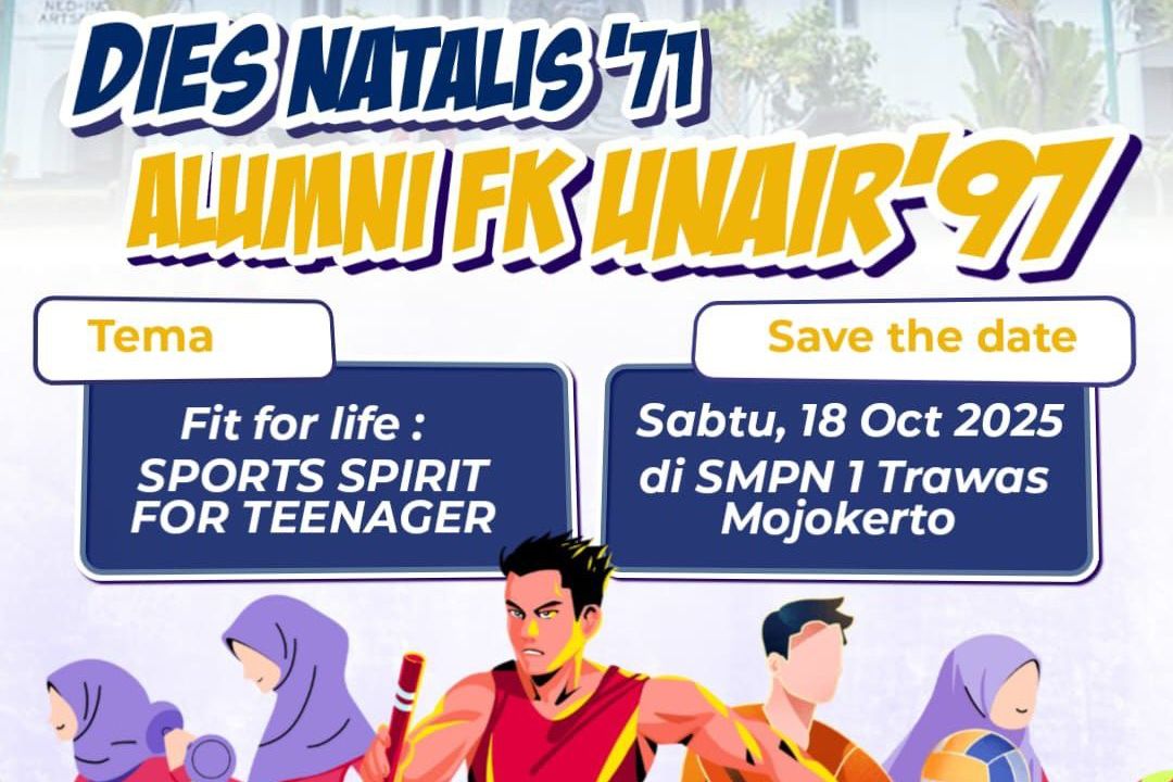 Dies Natalis ke-71 FK Unair, Alumni Gelar “Fit For Life: Sport Spirit For Teenager”