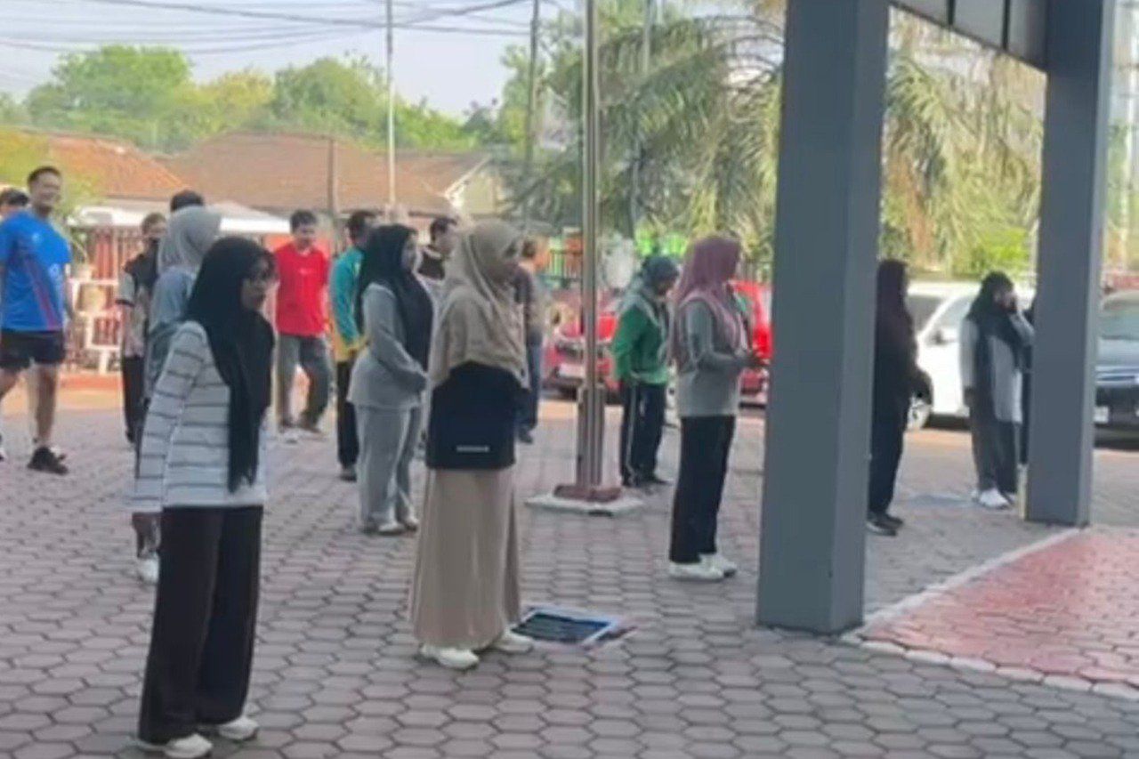 Jalin Kebersamaan, BPS Mojokerto dan Hotel Aston Gelar Senam dan <em>Coffee</em> <em>Morning</em>