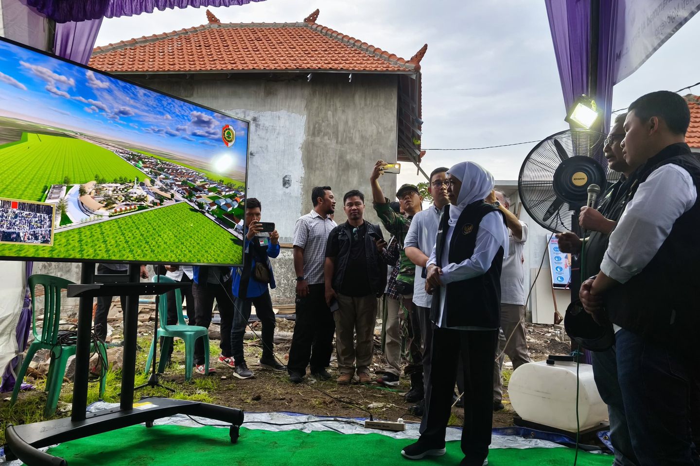 Kepuhanyar Mojokerto jadi Percontohan Penataan Kawasan Kumuh di Jatim