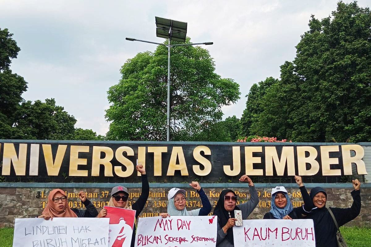 8 Tuntutan Buruh di Jember, Serapan Pekerja Disabilitas hingga Perlindungan Buruh Tani dan Kebun