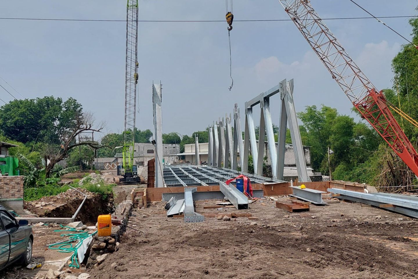 Jembatan Lebaksono Segera Mempermudah Mobilitas Warga di Mojokerto