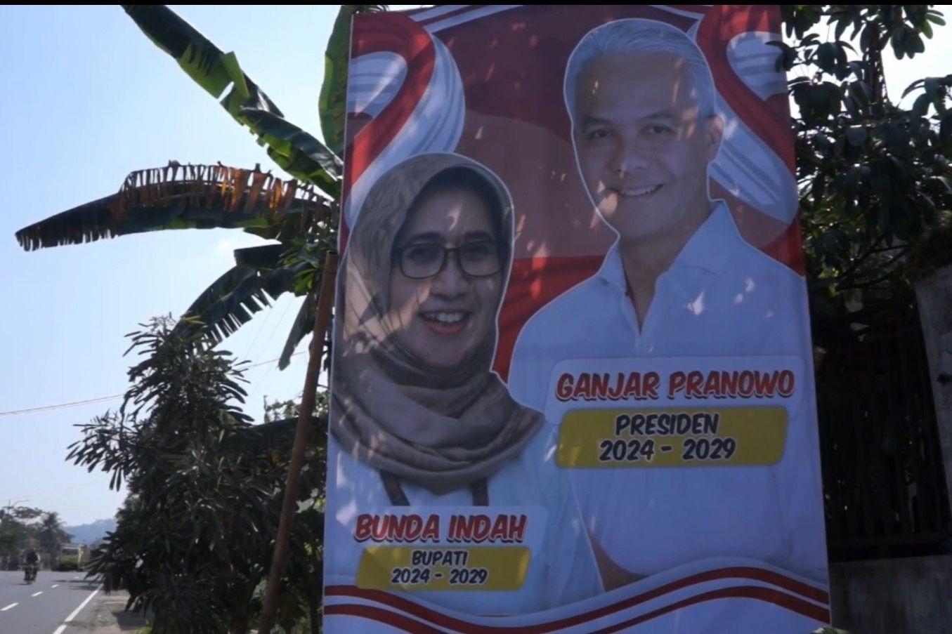 Beredar Baliho Ketua DPC Gerindra Lumajang Bersanding dengan Ganjar
